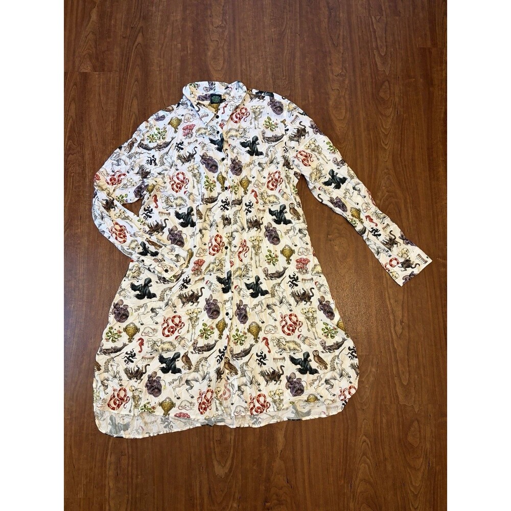 Pretty Snake Freak Of Nature White Shirt Dress Oddity Shirt Dress 2XL Freakshow